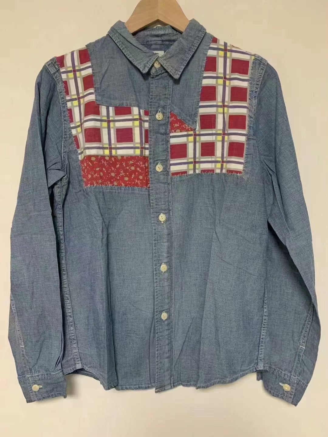 visvim 16ss Wally Printed Check Shirt