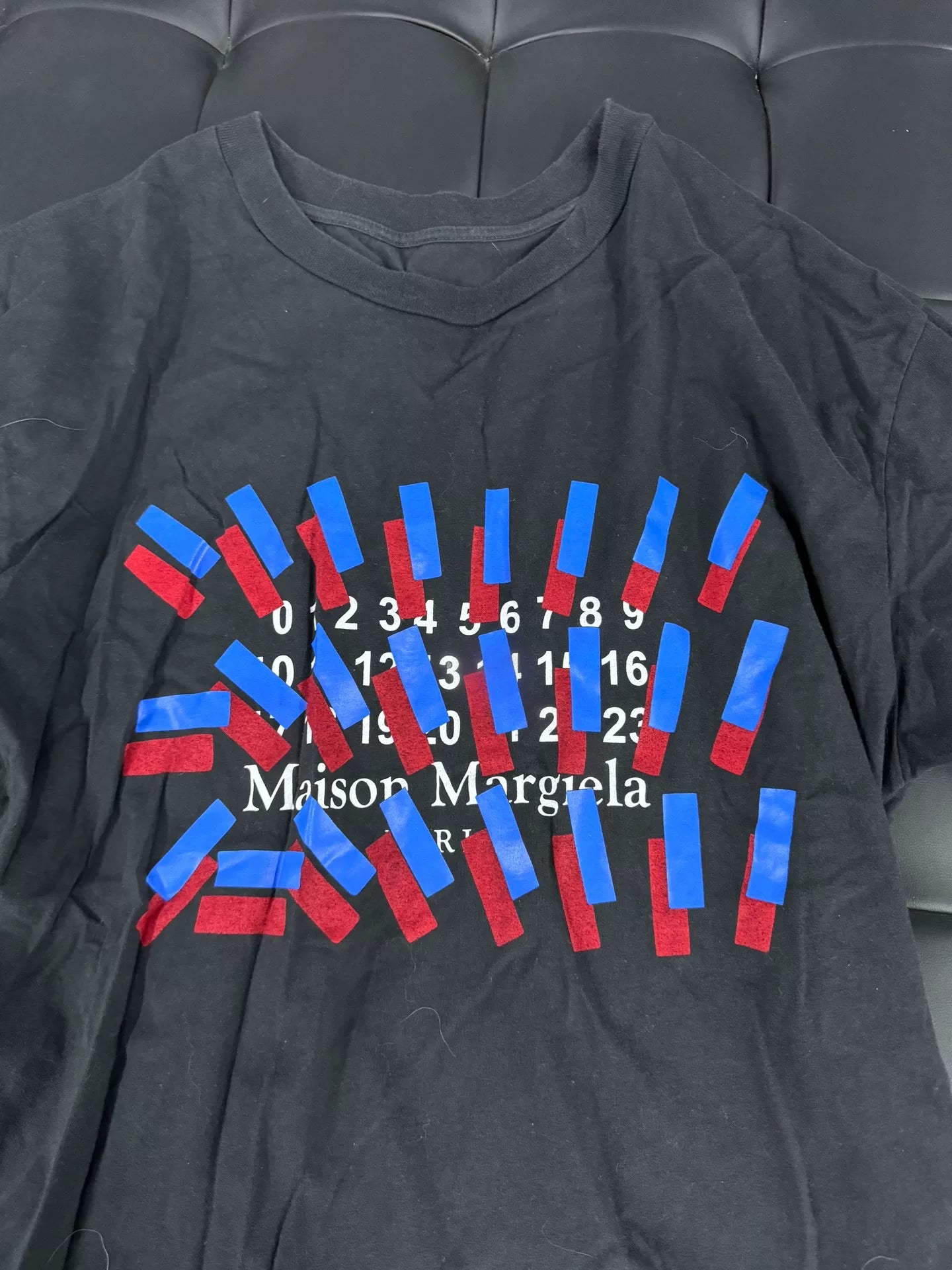 MM6 Black Short Sleeve T-Shirt