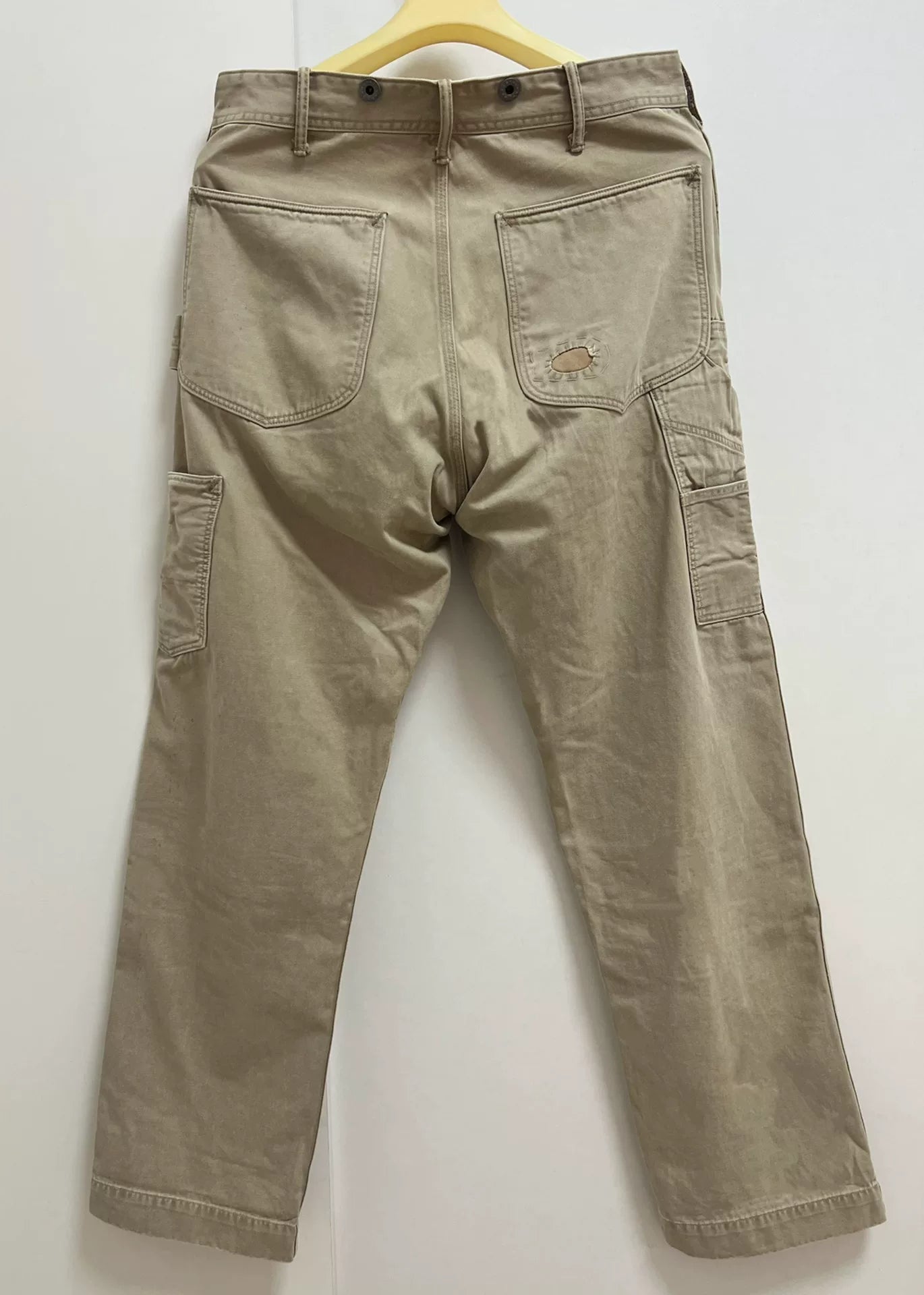 RRL Beige Patched Distressed Cargo Pants