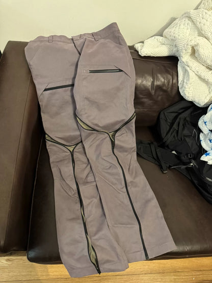 olly shinder utility three-zip trousers