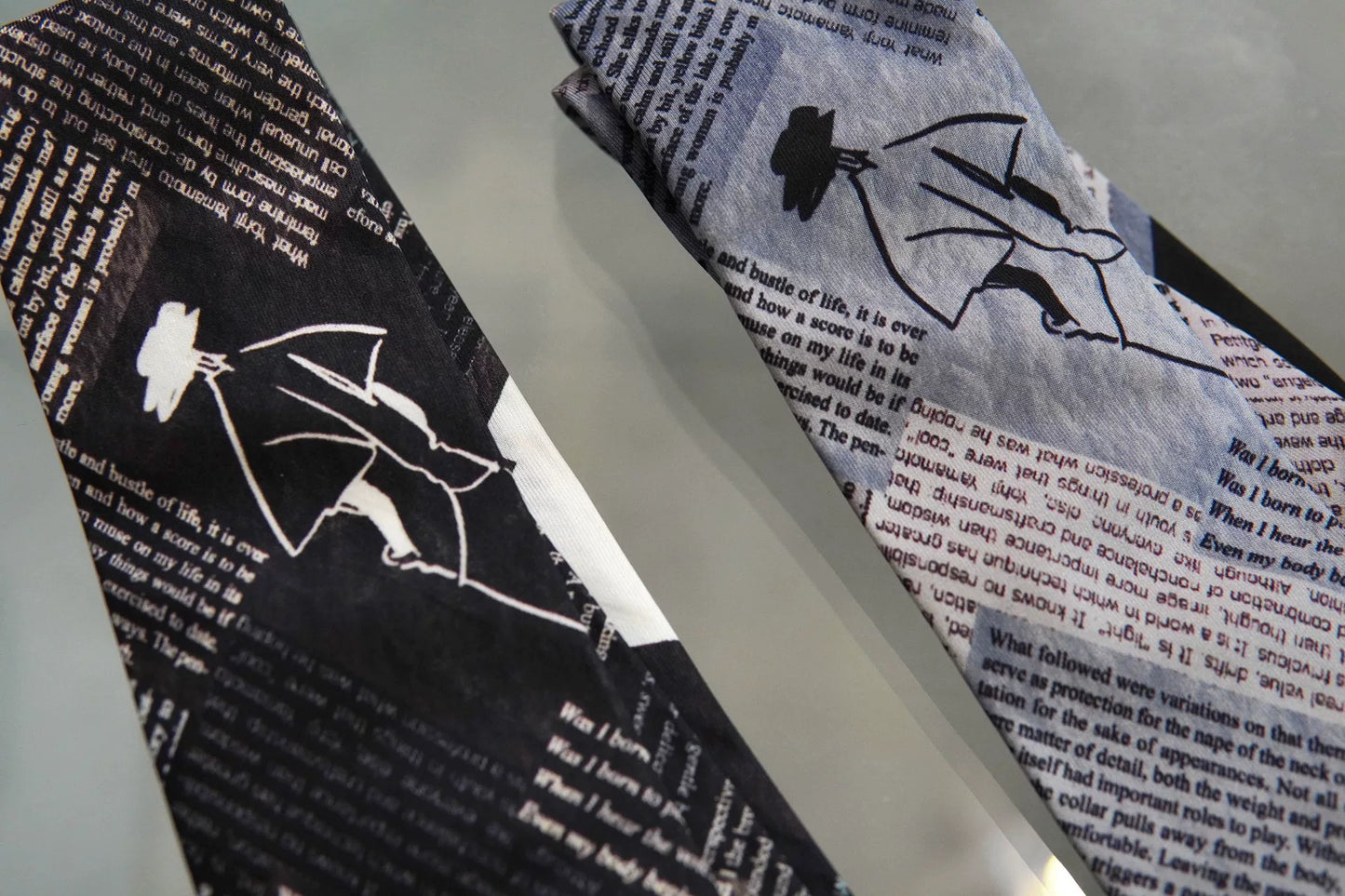 Yohji Yamamoto Pour Homme Manuscript Tie