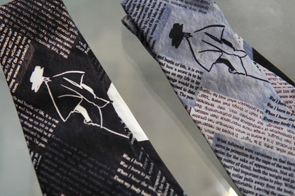 Yohji Yamamoto Pour Homme Manuscript Tie