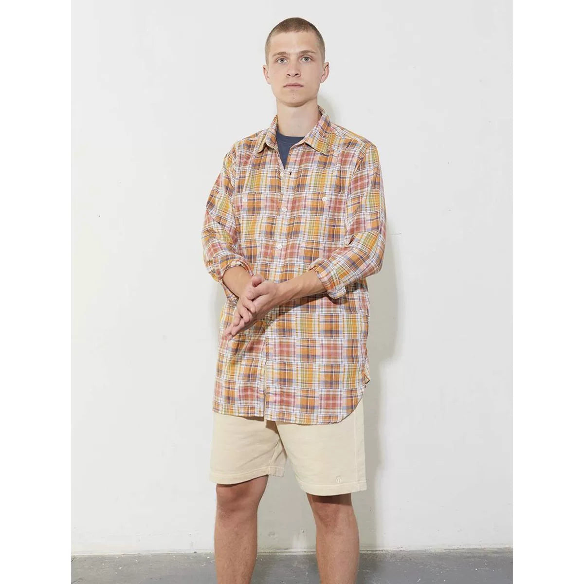 Nigel Cabourn Big Shirt Plaid Long Sleeve