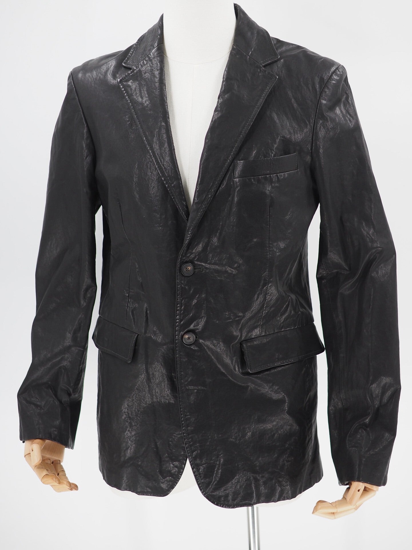 vintage jil sander black blazer for men