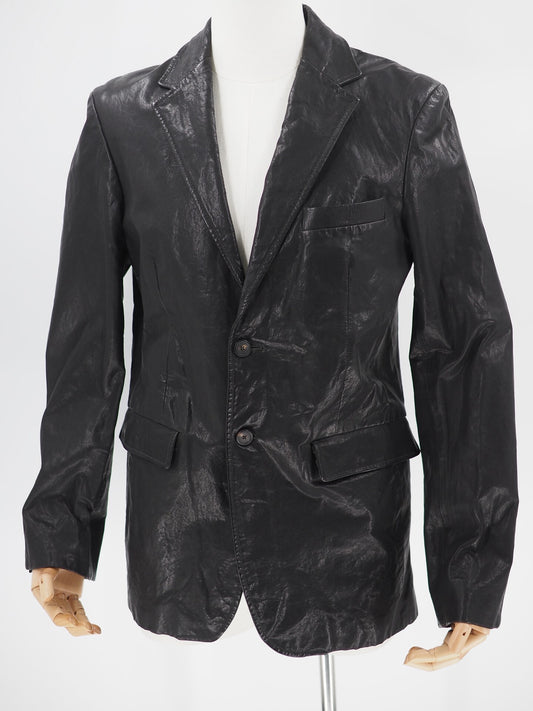 vintage jil sander black blazer for men