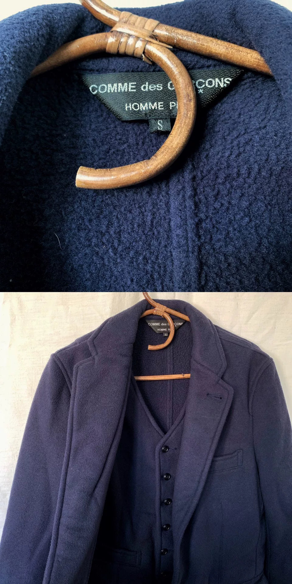 Comme des Garcons Homme Plus 01AW Fleece Suit Jacket