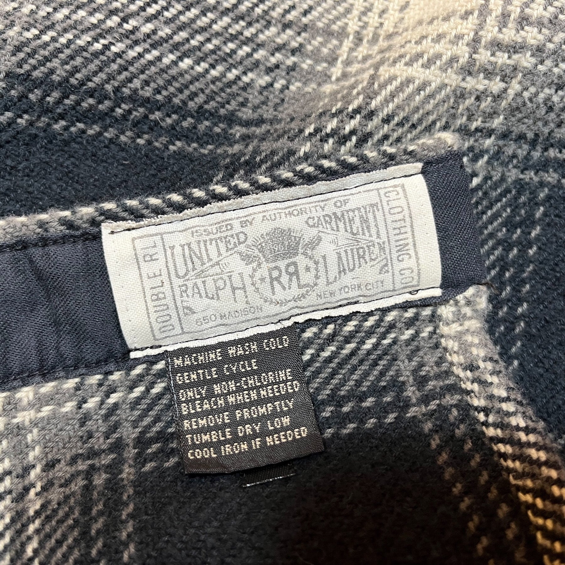RRL Double RL Wool Plaid Shirt