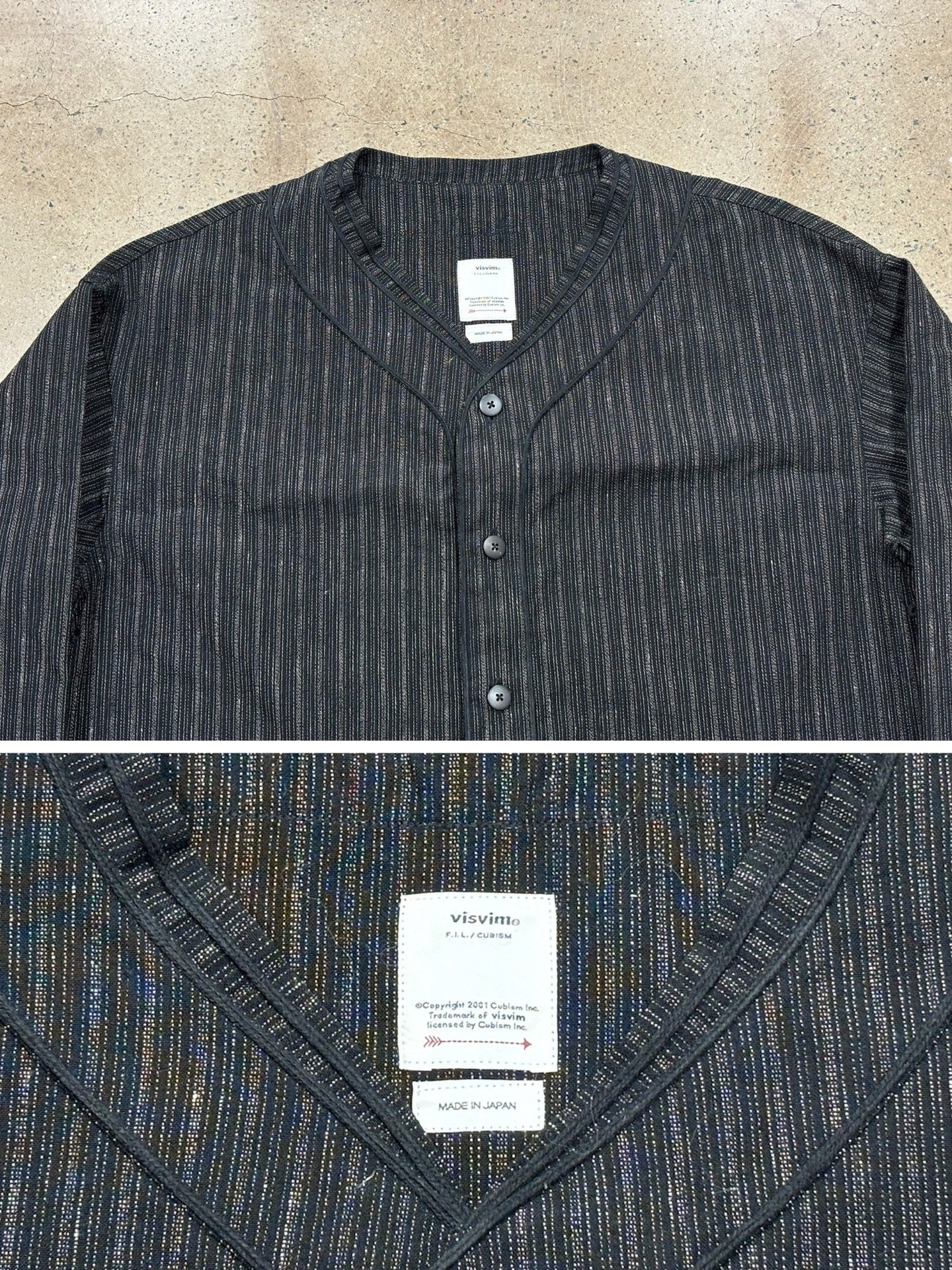 Visvim 23SS Dugout Santome Baseball Cardigan