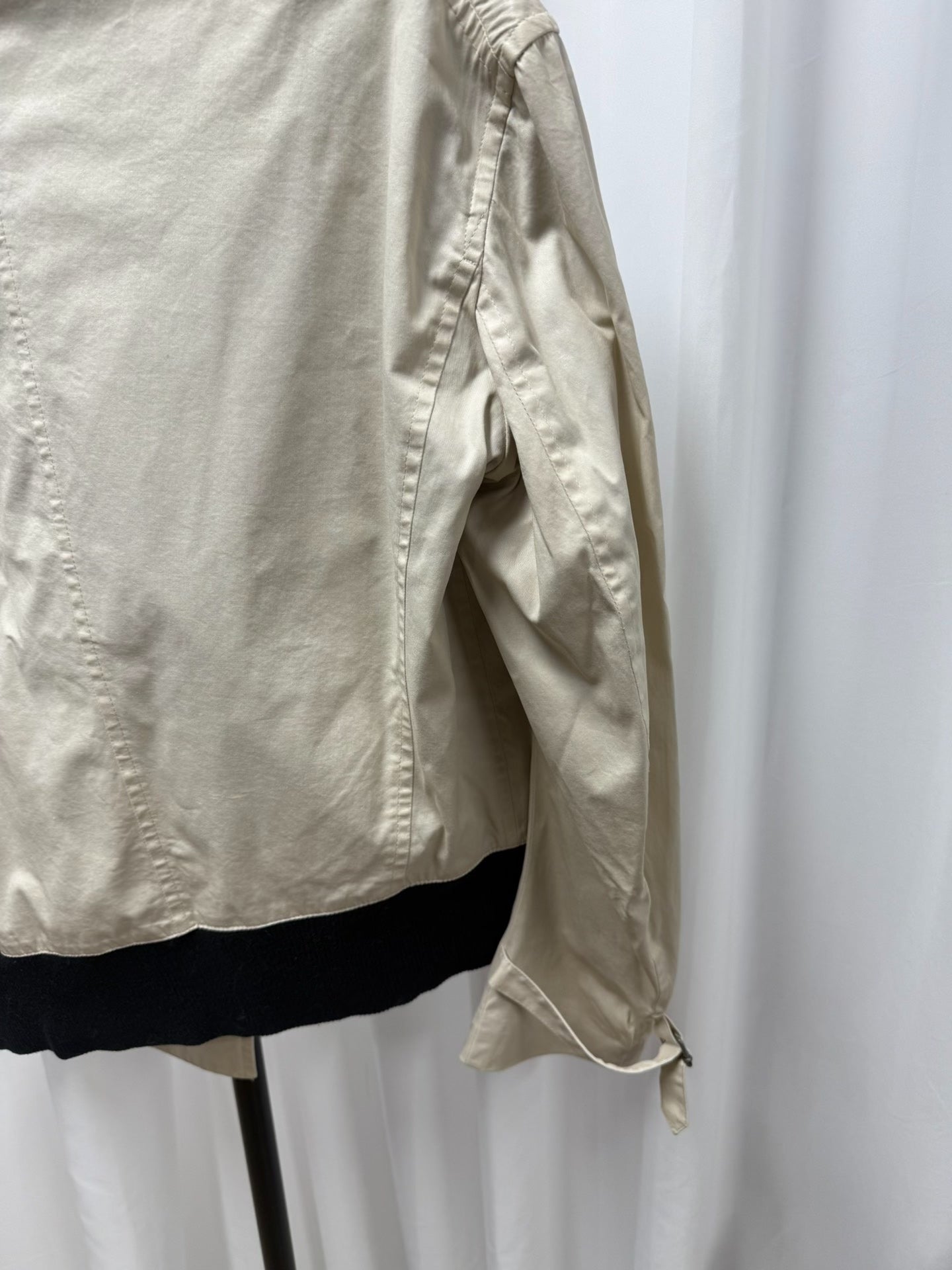 asymmetrical beige jacket size S