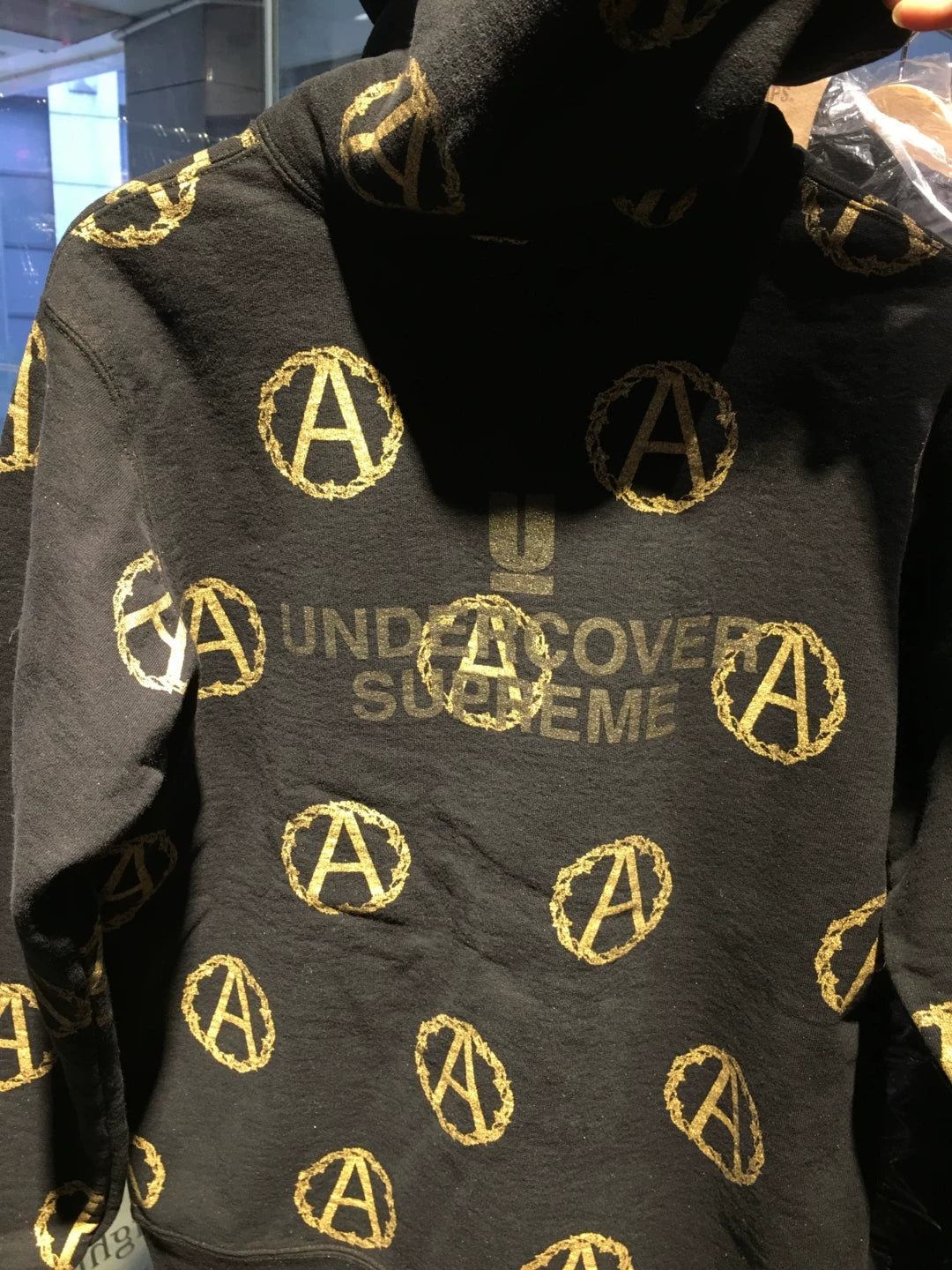 supreme x undercover anarchy hoodie medium