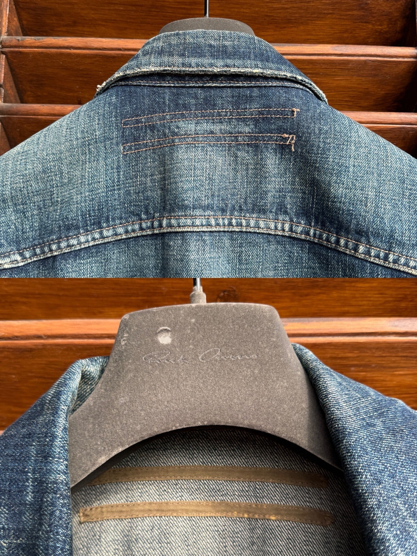 Rick Owens 06ss Early Trucker Jacket