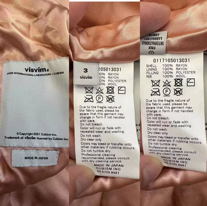 visvim Douglas Jacket in Black and Pink