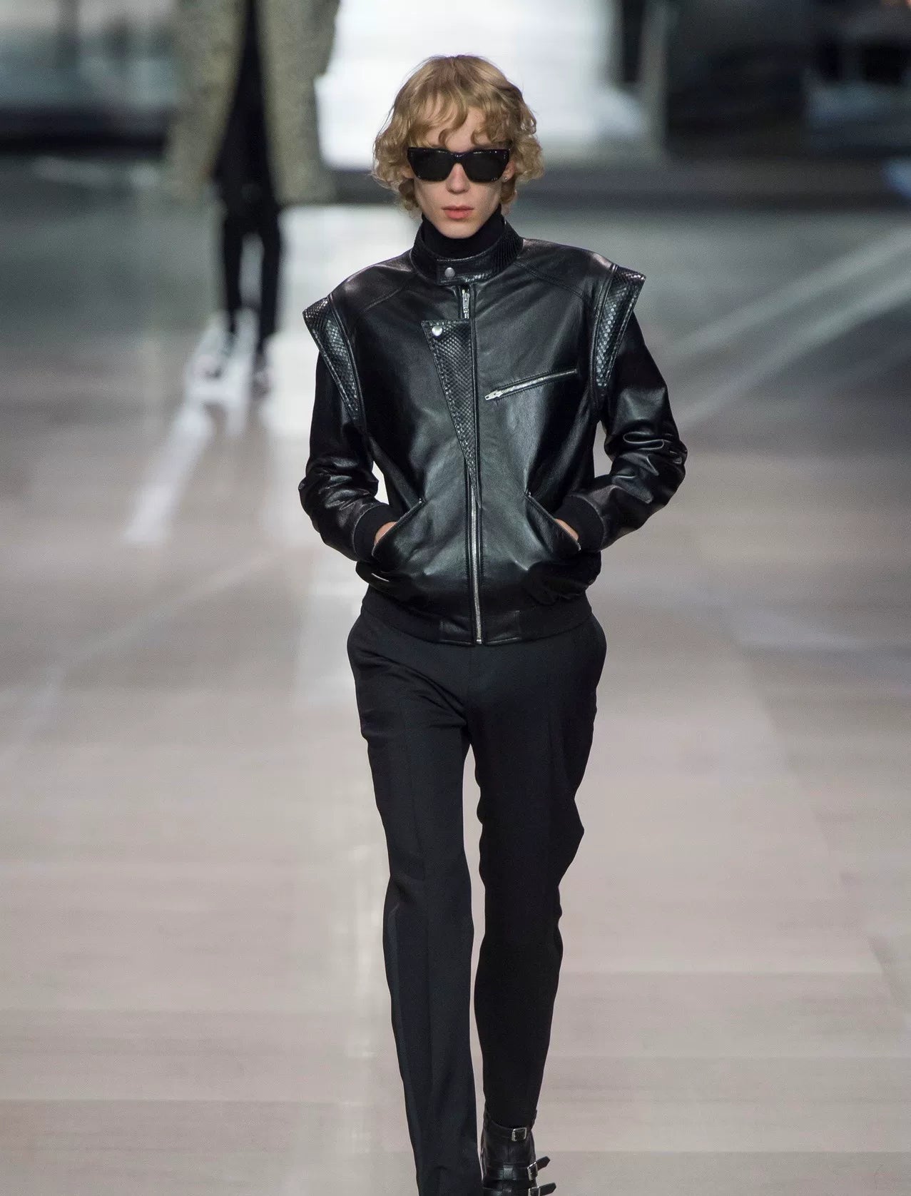 Celine Hedi Slimane Leather Jacket