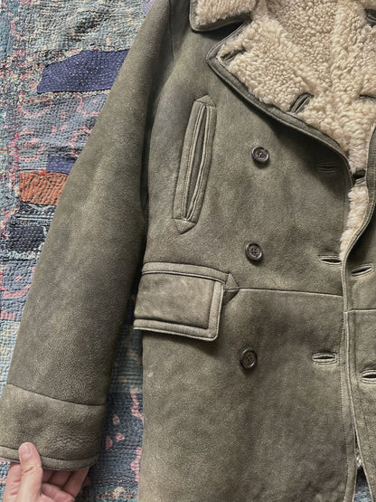 polo ralph lauren shearling lined coat