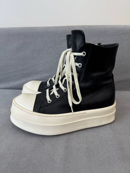 rick owens high-top platform sneakers size 40