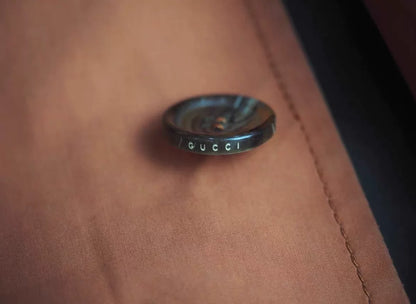 rare old gucci orange cotton blazer