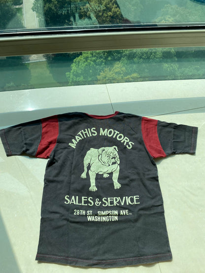 bootleggers tee short sleeve bulldog design