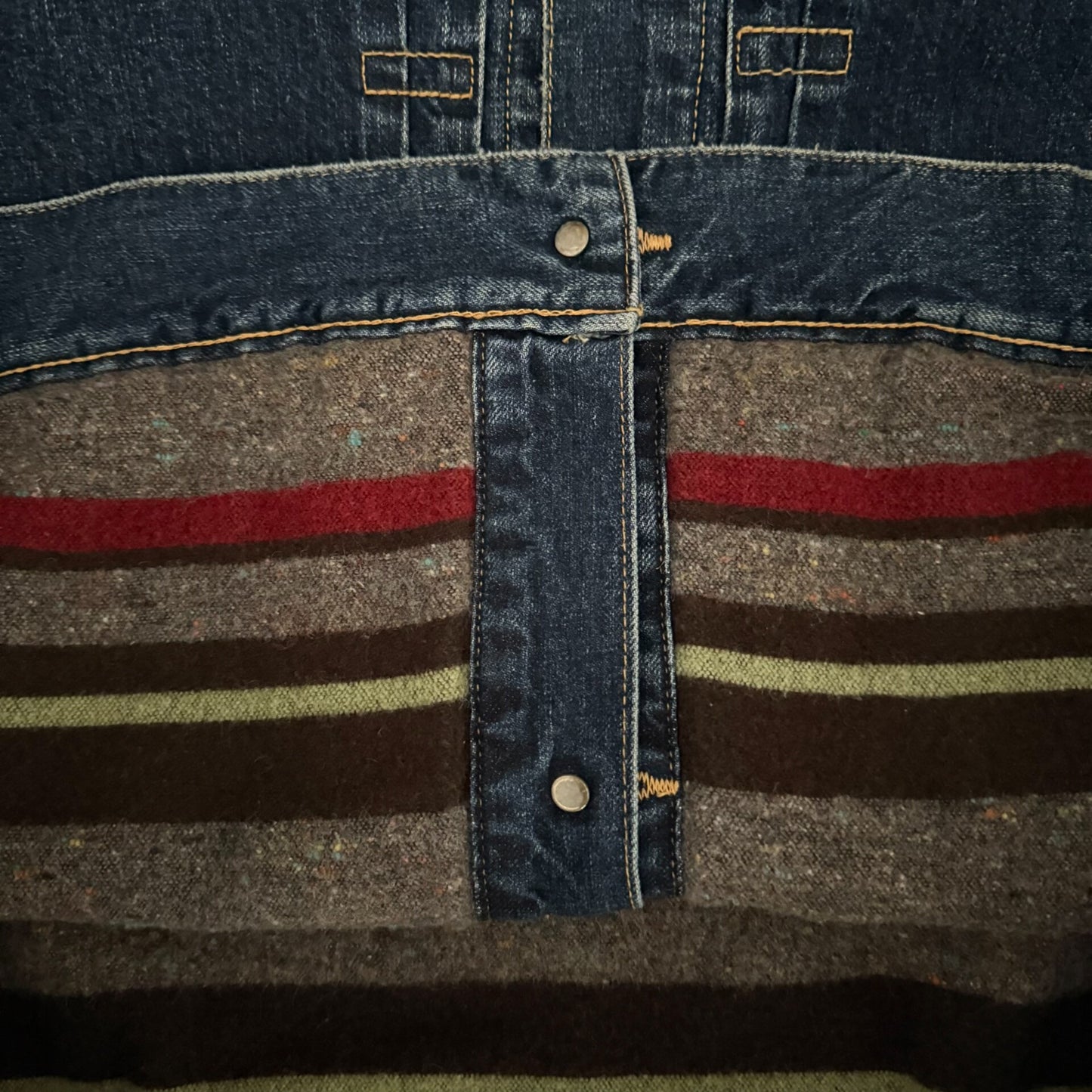 wool-lined denim jacket by Madness
