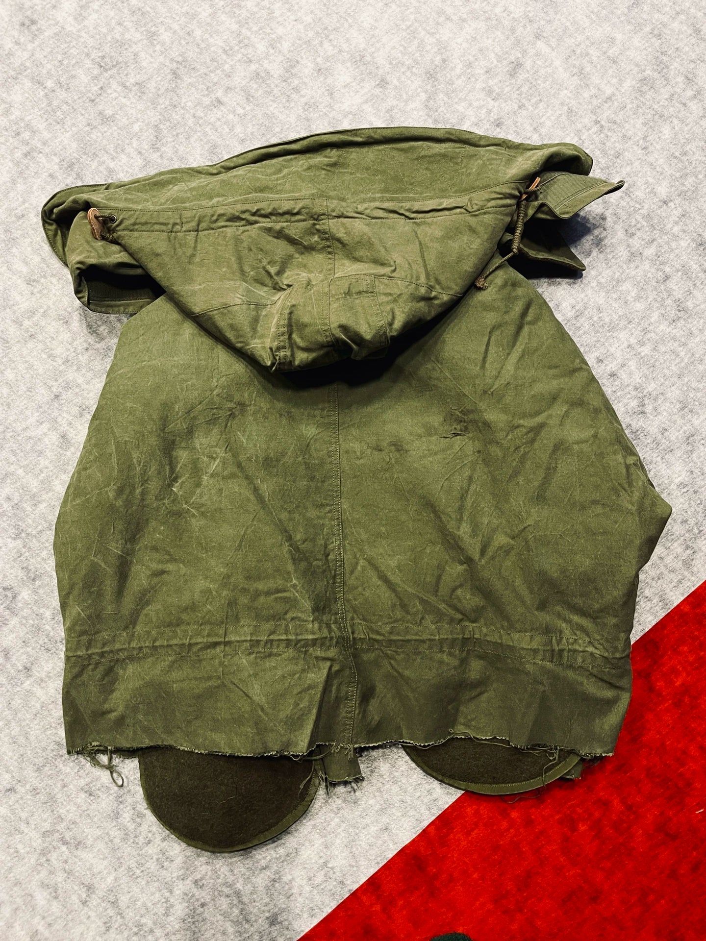 military fishtail parka jacket by readymade