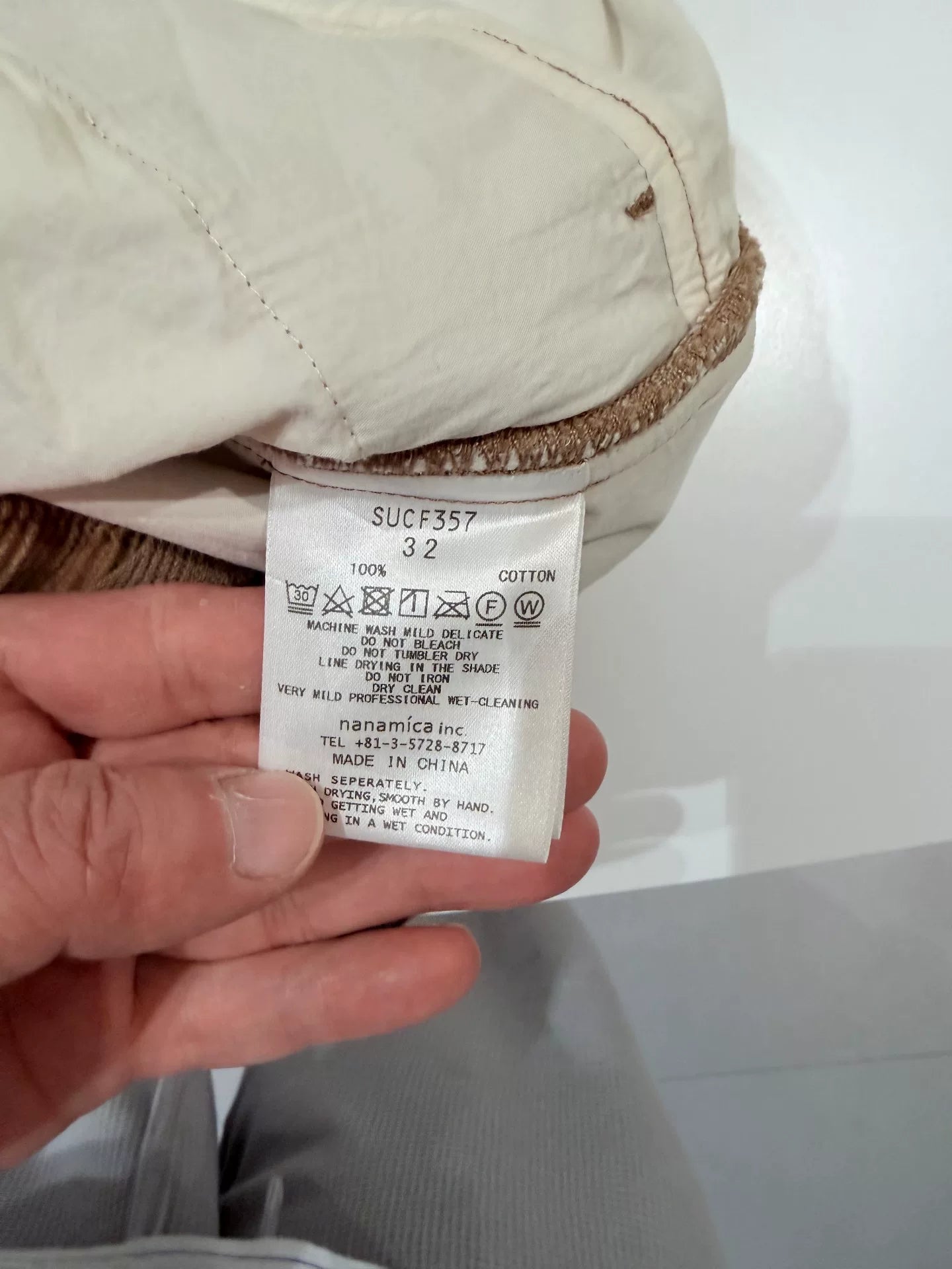 Nanamica Corduroy High-Quality Pants