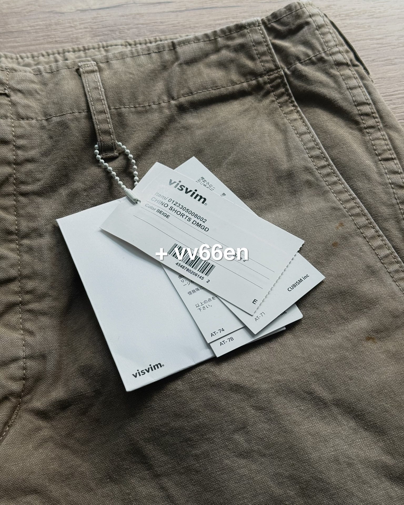 VISVIM 23SS DMGD Chino Shorts