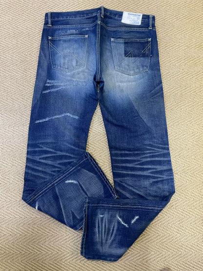 vintage neighborhood distressed denim pants