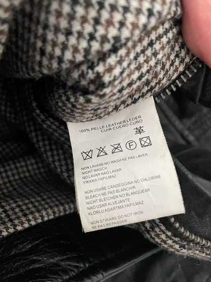 diesel leather jacket with multiple zippers