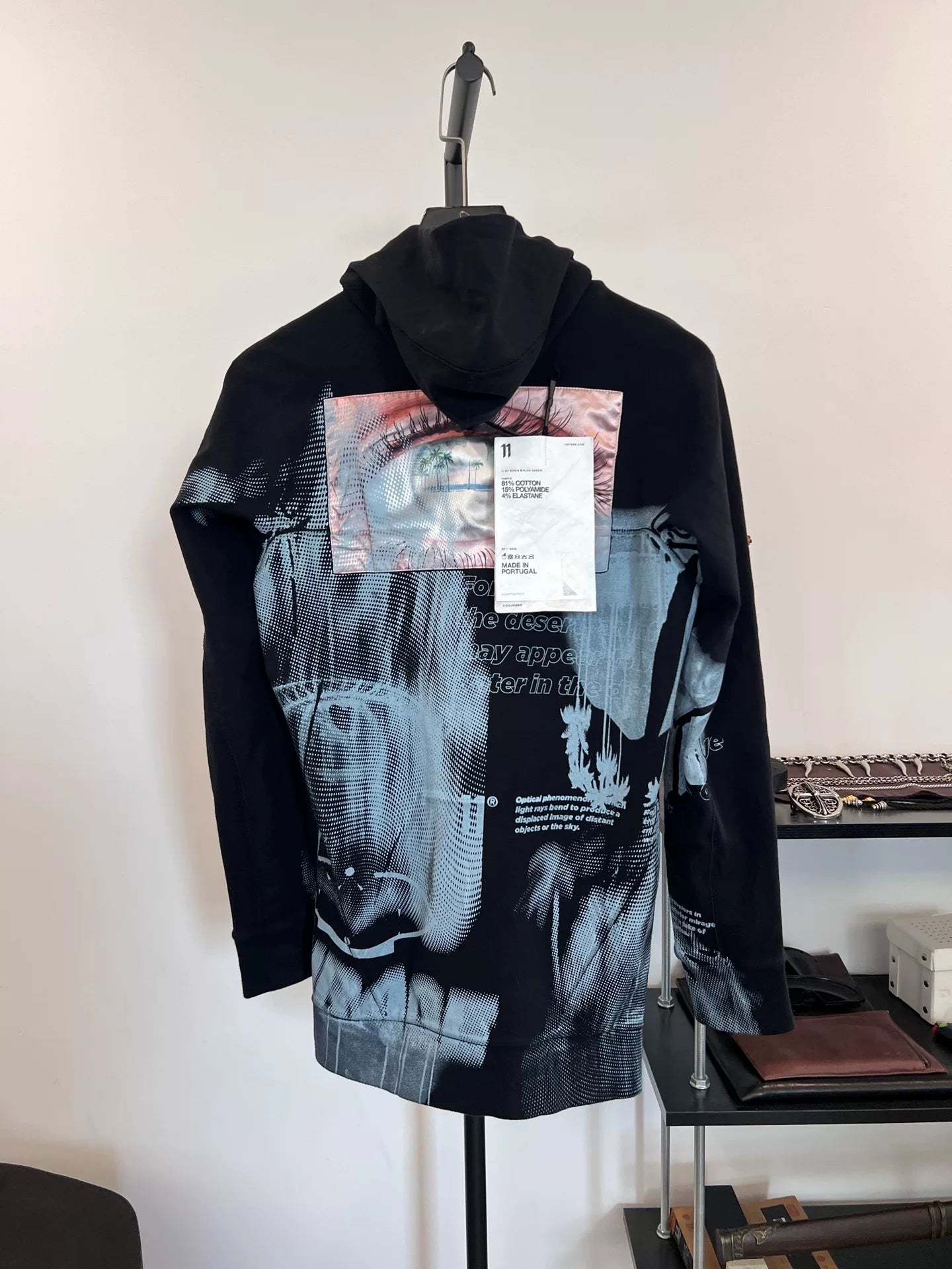 Boris Bidjan Saberi 11by BBS Patch Hoodie