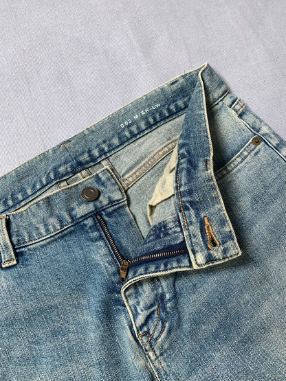 Saint Laurent Distressed Skinny Jeans