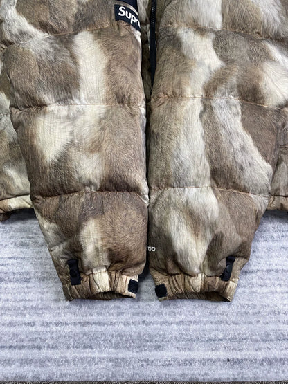 supreme tnff fur down jacket coat