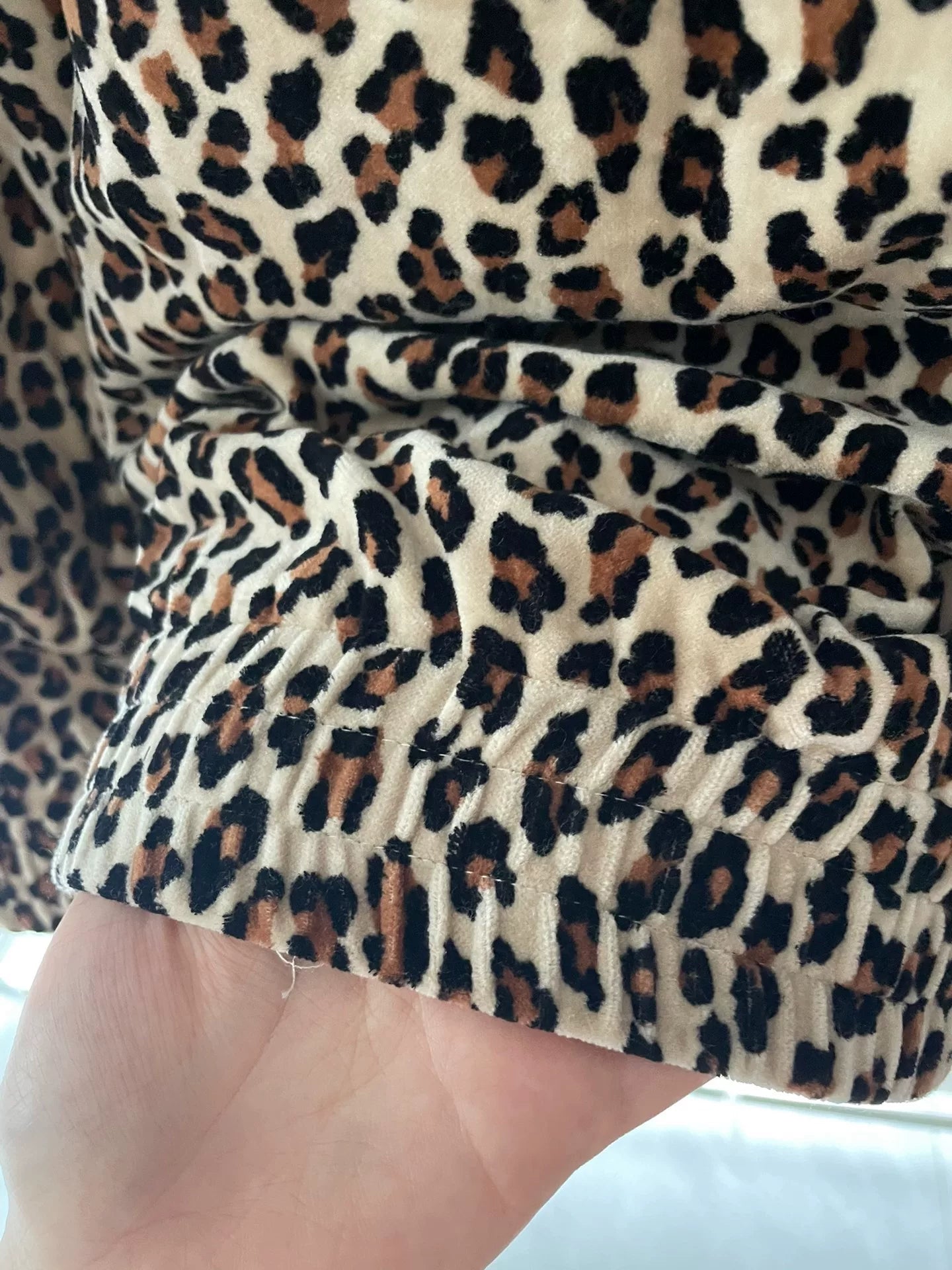 Wacko Maria Leopard Velvet Track Jacket