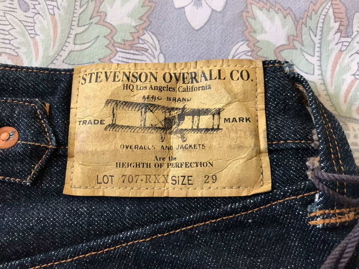 Stevenson Overall 707 Denim Jeans