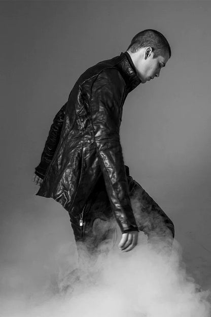 d hygen leather jacket with distinctive style