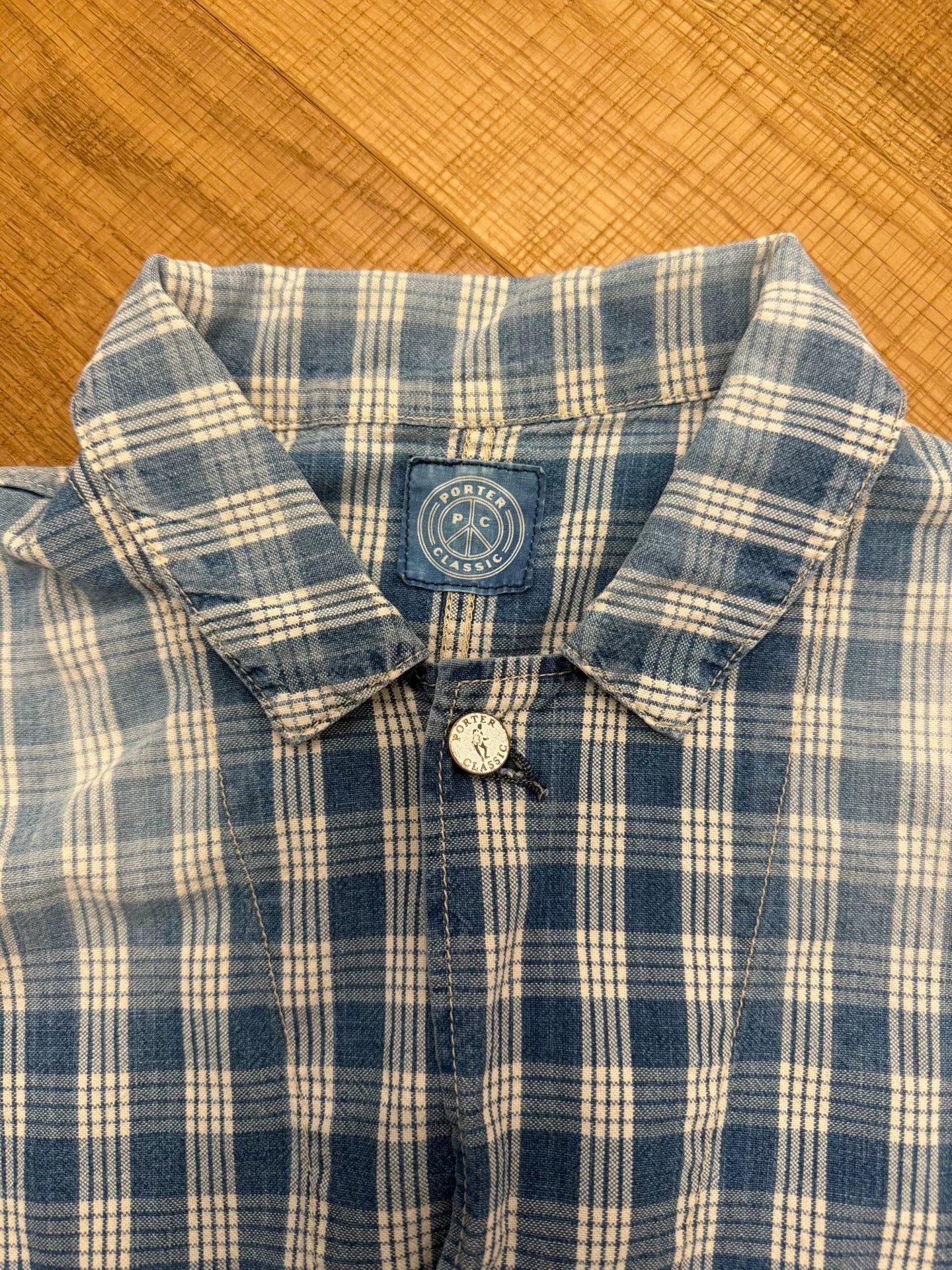 Porter Classic Hawaiian Denim Shirt