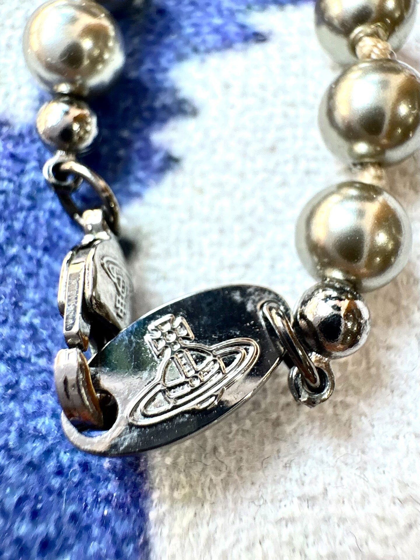 vivienne westwood gray pearl necklace