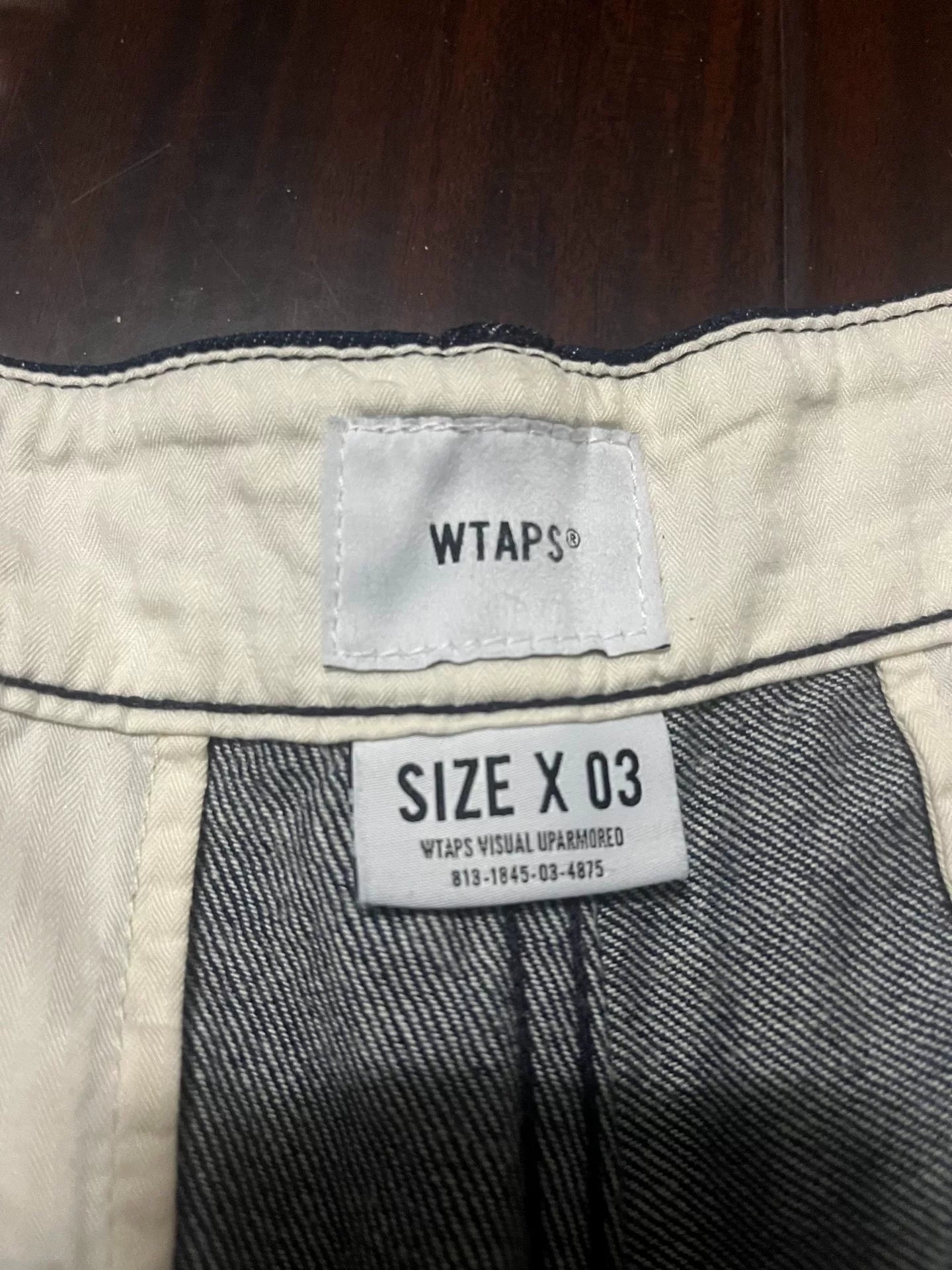 WTAPS 17AW Cargo Denim Military Pants