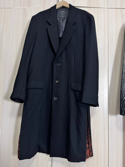 Yohji Yamamoto Pleated Thorn Rose Coat