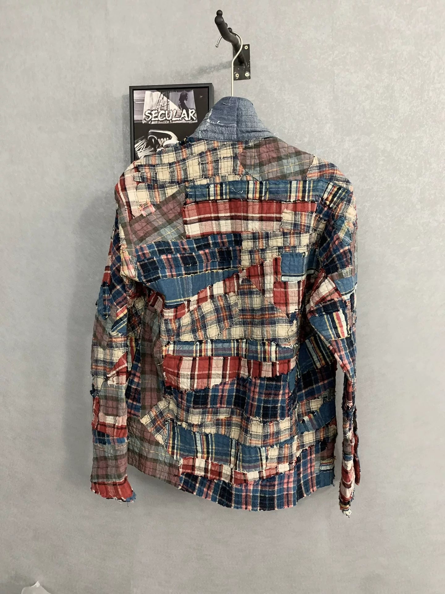 Greg Lauren Patchwork Kimono Jacket