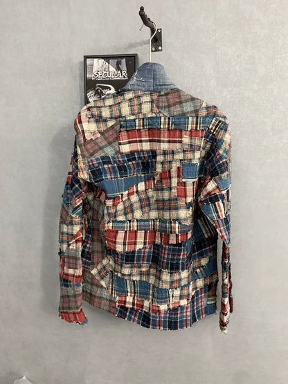 Greg Lauren Patchwork Kimono Jacket