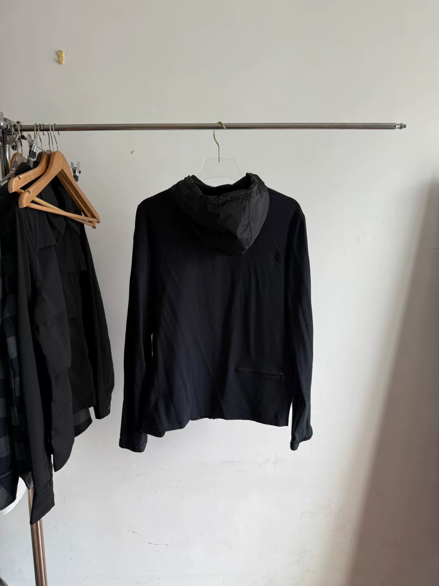 Prada Parachute Fabric Hooded Jacket