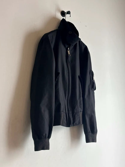 dries van noten 90s pilot jacket in black