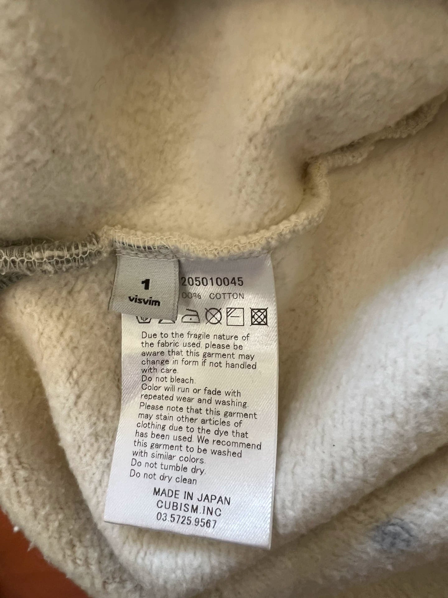 VISVIM 16aw DRIPS VTG CREW L/S