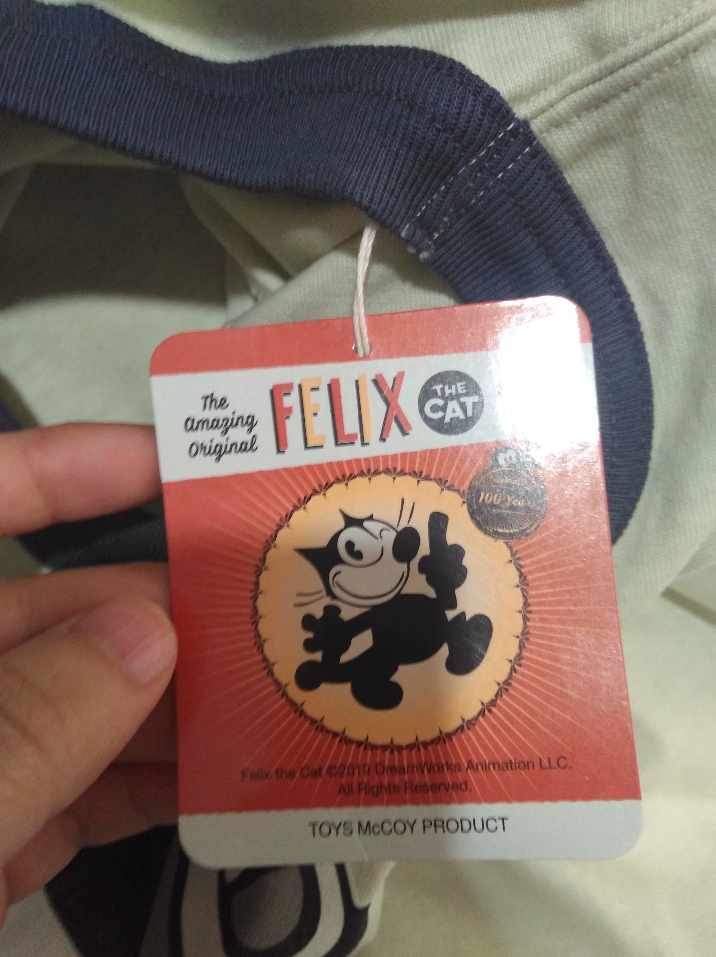 TOYS MCCOY Felix the Cat Thick Crewneck T-shirt