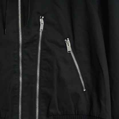 Saint Laurent Men's Hooded Double-Zip Jacket