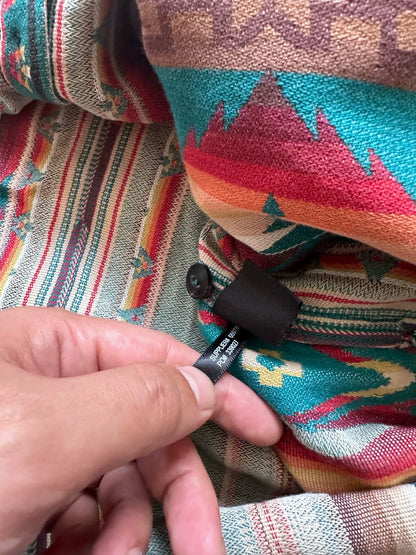 southwestern patterned long sleeve shirt