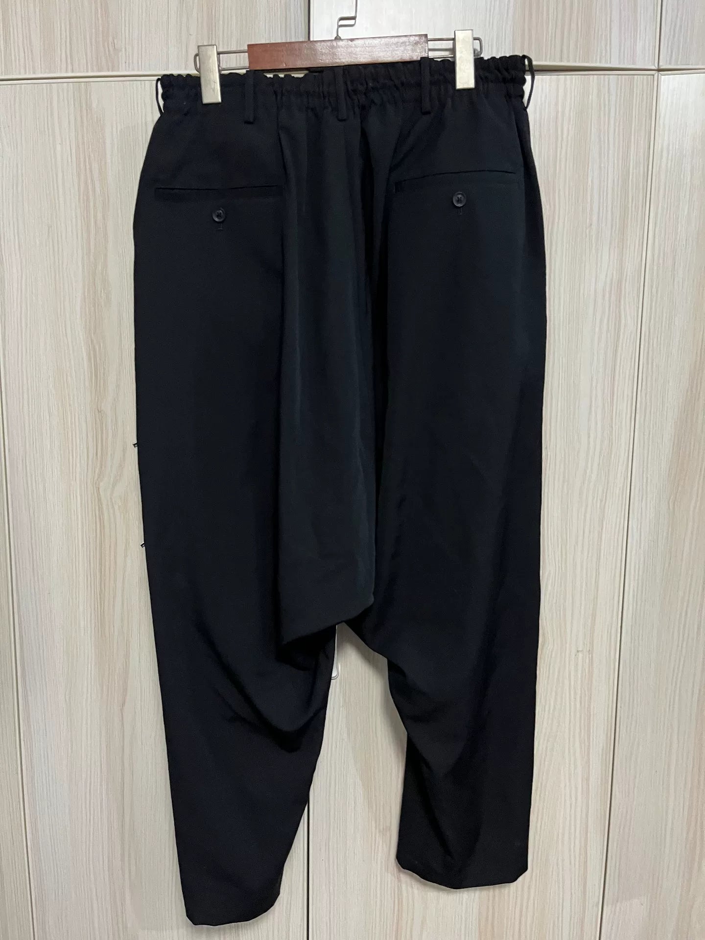 Yohji Yamamoto Zippered Wool Pants