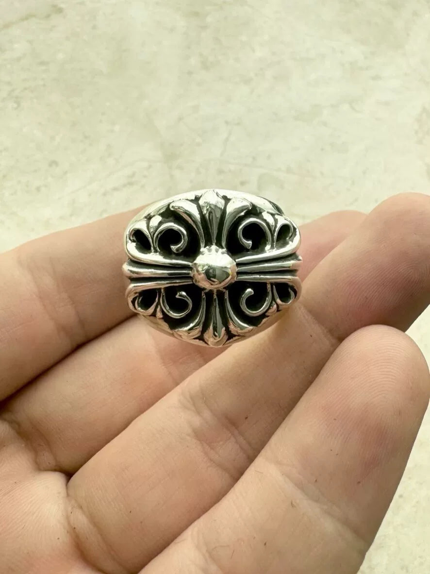chrome hearts silver guardian keeper ring