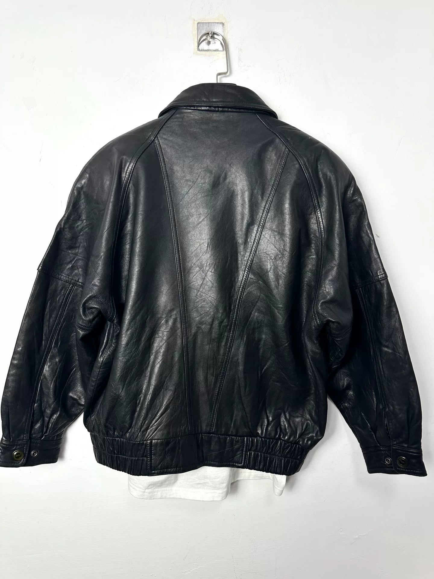Vintage 90s Yves Saint Laurent Leather Jacket