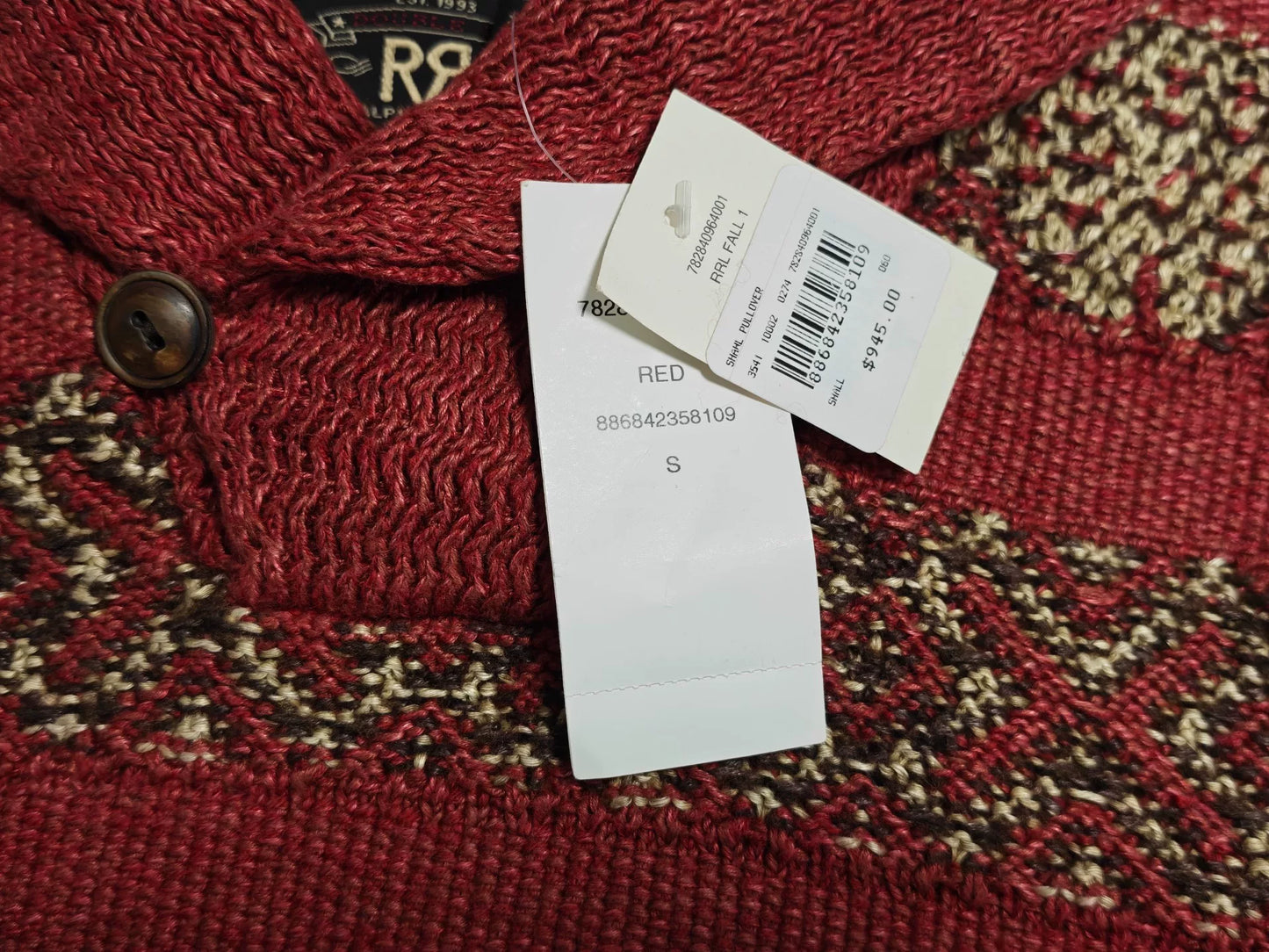 Ralph Lauren RRL Fair Isle Knit Sweater