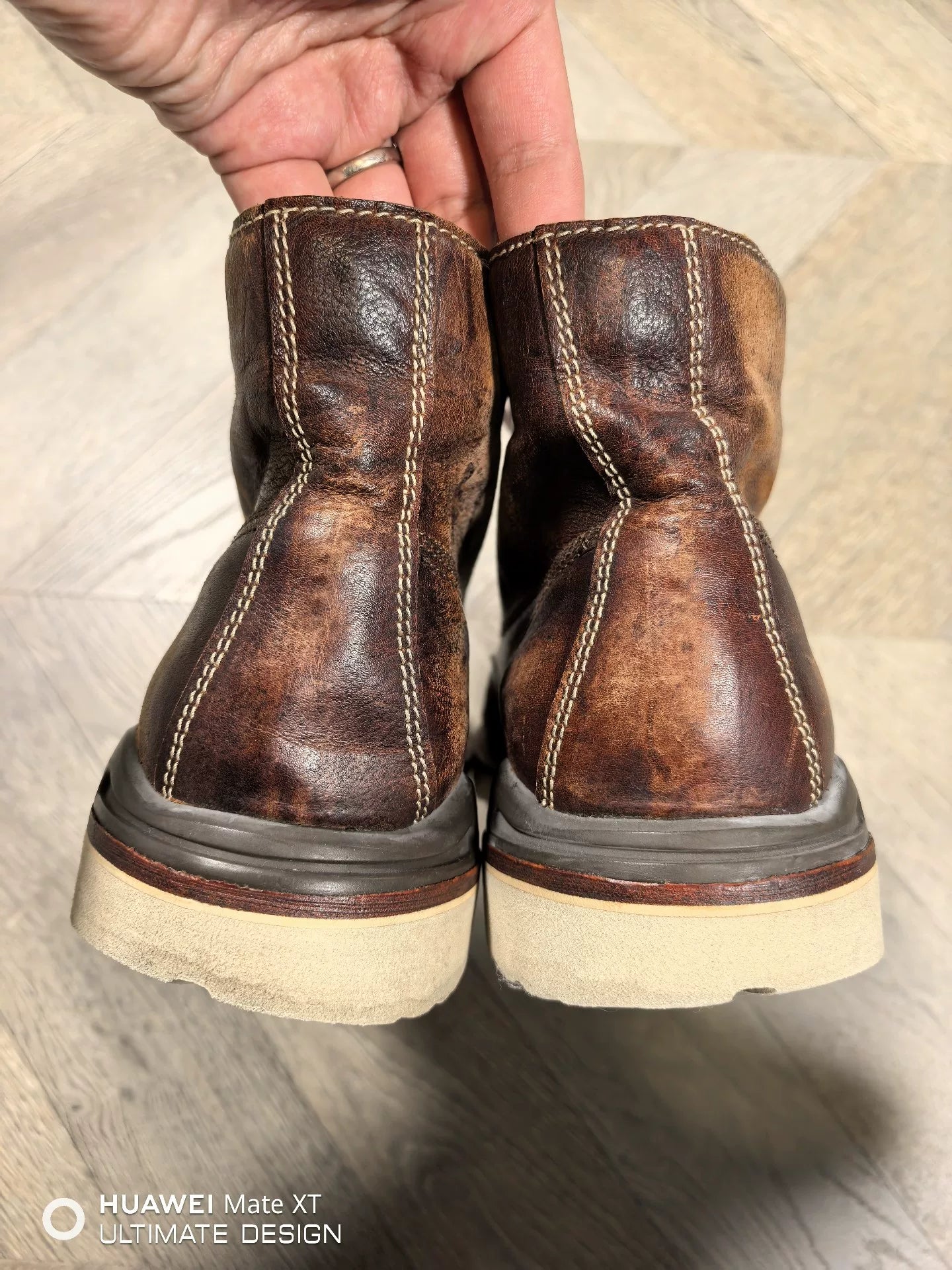 visvim virgil boots in kangaroo leather
